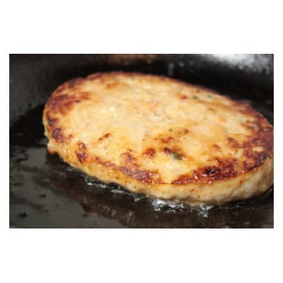 【浅沼養鶏場】チキンハンバーグ 約120g×10枚 (約1,200g) 農場直営親鶏肉使用