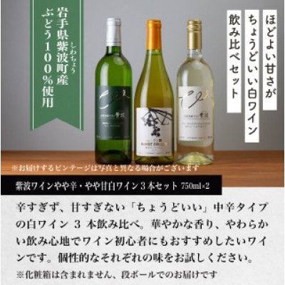自園自醸ワイン紫波白ワイン3本セット【モンドブリエ・リースリングリオン・ミュラートゥルガウ&ケルナ】