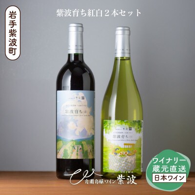 【自園自醸ワイン紫波】紫波育ち紅白2本セット