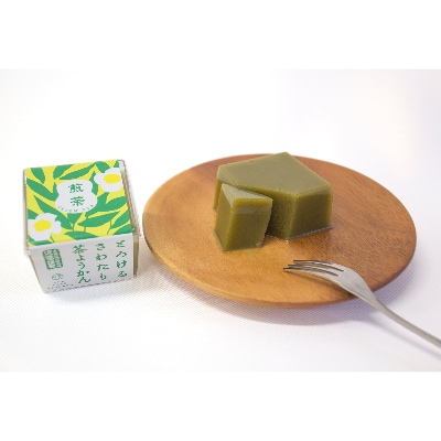 とろける 沢渡茶ようかん 75g×6個、沢渡茶TB×6個 セット(0090501)