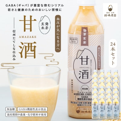 信州たてしな仕込み 発芽玄米甘酒 500g×24本