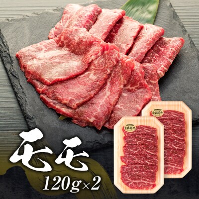 蓼科牛焼肉120g×4点パック(バラ・モモ各2パック)