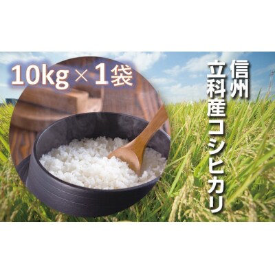 信州立科産コシヒカリ10kg×1袋(令和5年産新米)
