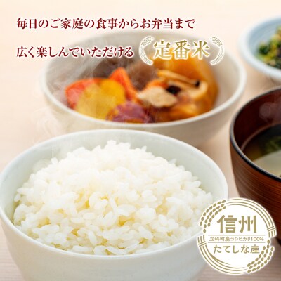 【令和8年産米】 信州たてしな産 御泉水米こしひかり5kg