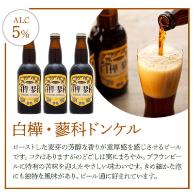 池の平ホテル直営工場地ビール 白樺・蓼科ピルスナー3本&白樺・蓼科ドンケル3本