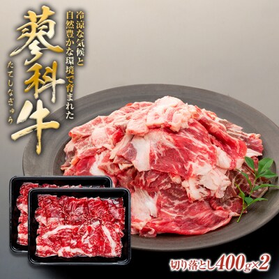蓼科牛切落し400g×2