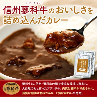 蓼科牛 ビーフカレー(160g×10袋)　