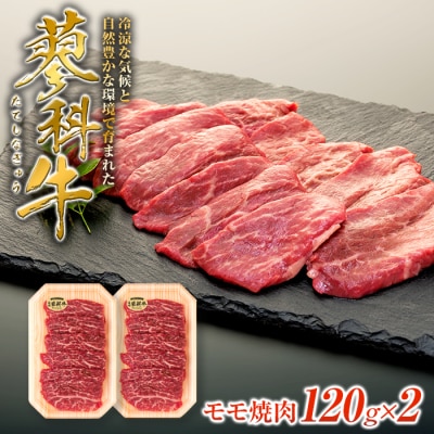 蓼科牛モモ焼肉120g×2　　　　