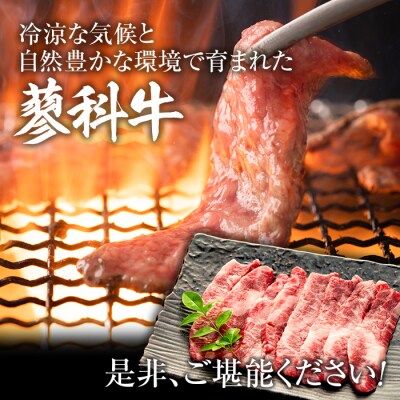 蓼科牛バラ焼肉120g×4　　　