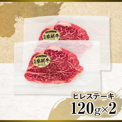 蓼科牛ヒレステーキ120g×2　　