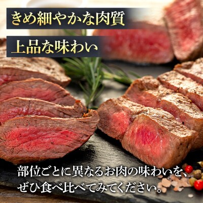 蓼科牛 希少部位5種ステーキセット　