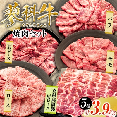 蓼科牛・立科高原豚焼肉セット(牛ロース・牛モモ・牛バラ・牛肩ロース・豚肩ロース)