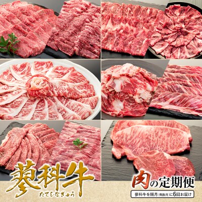 肉の定期便　蓼科牛を隔月(偶数月)に6回お届け