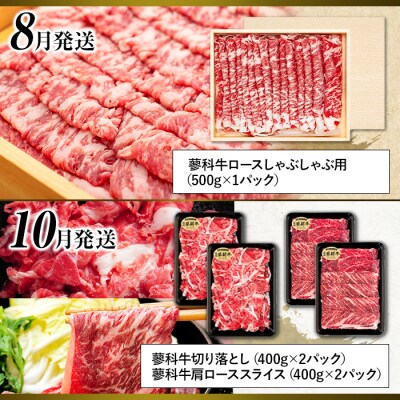 肉の定期便　蓼科牛を隔月(偶数月)に6回お届け