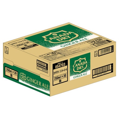 カナダドライジンジャーエール250ml缶×30本