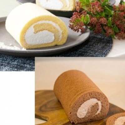 【グルテンフリー】高道(たかんど)ロール　2本セット　プレーン&チョコレート(冷凍)麹スイーツ