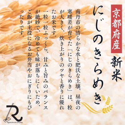【2025年11月以降順次発送】 令和7年産 新米予約 にじのきらめき 10kg 京都丹波産
