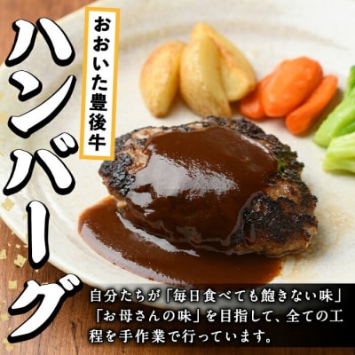 おおいた豊後牛生ハンバーグ3.2kg(160g×20個) 【110200401】【吉野】