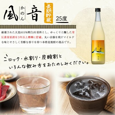 おおいた麦焼酎『風音』セット【100100301】【縣屋酒造】