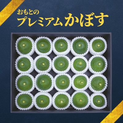 おもとの丘のプレミアムかぼす 20~24個入【111300500】【未来農林】