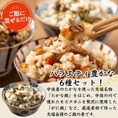宇佐おいしいご飯の素セット(6種×各2袋)【102200201】【観光館　文福】