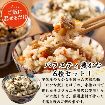 宇佐おいしいご飯の素セット(6種)【102200101】【観光館　文福】