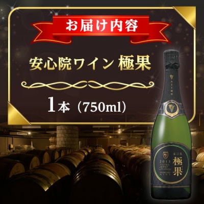 安心院スパークリングワイン 極果(熟成白) (750ml)【107305200】【時枝酒店】