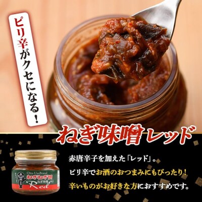 ねぎ味噌 (グリーン×2個・レッド×1個)【110700201】【葱屋おおくぼ】