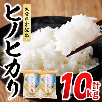 大分県宇佐市産 ヒノヒカリ 10kg 令和7年産【117800201】【ジョイライス大分】