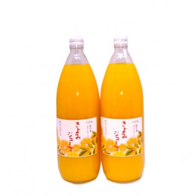 きよみオレンジジュース1000ml　2本セット
