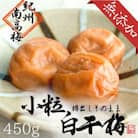 無添加  白干梅(小粒450g)紀州南高梅【梅農家厳選　手づくり梅干】