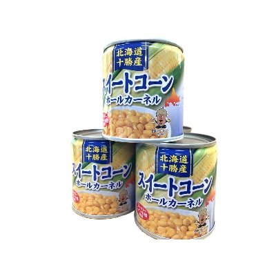十勝更別スイートコーンセット(十勝産スイートコーン缶12個、更別産コーンスープ20個)