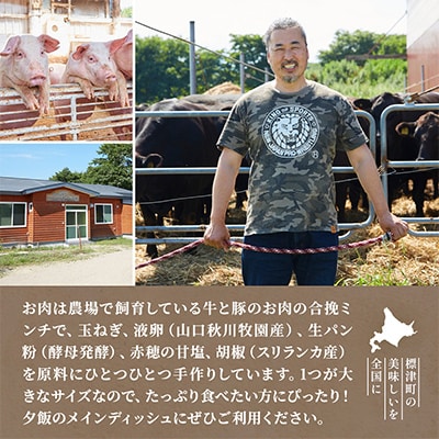 生ハンバーグ 400g×3個セット 冷凍でお届け 国産 牛肉 豚肉 ギフトにもおすすめ