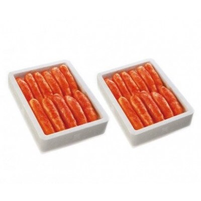 無着色辛子明太子「選」1.2kg(600g×2)【田川市】