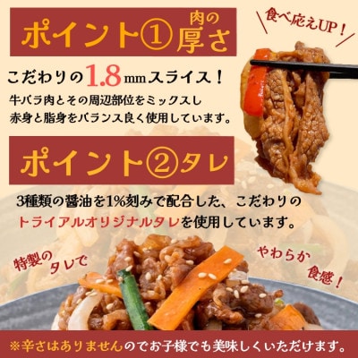 味付け牛肉プルコギ2kg(400g×5p)