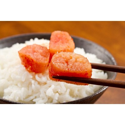 3箱に小分けした辛子明太子350g×3箱(計1.05kg)(田川市)