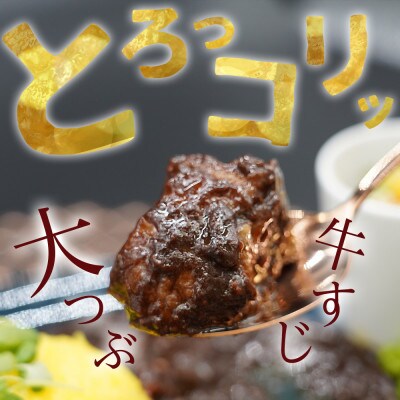 【3ヵ月毎定期便】あまおうがほのかに香る 博多和牛の牛筋ゴロっとカレー(5袋)(田川市)全3回