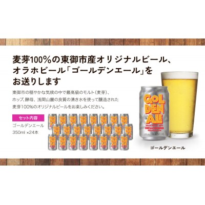 【クラフトビール】ゴールデンエール 24本セット|オラホビール 地ビール