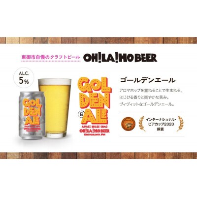 【クラフトビール】ゴールデンエール 24本セット|オラホビール 地ビール