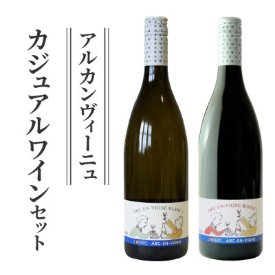 カジュアルワイン 2種セット (赤・白) ワインセット【アルカンヴィーニュ】