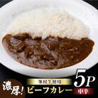 牧舎みねむら 濃厚あじわいビーフカレー 5個セット
