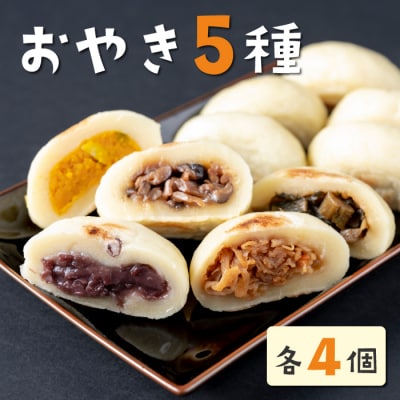 信州産 冷凍おやき5種 20個セット