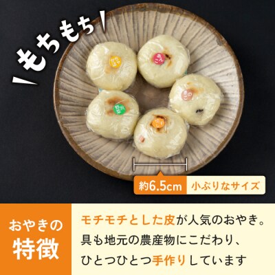 信州産 手作りおやき 季節の5種20個 詰め合わせ|無添加 食べ比べ 冷凍【北御牧村味の研究会】