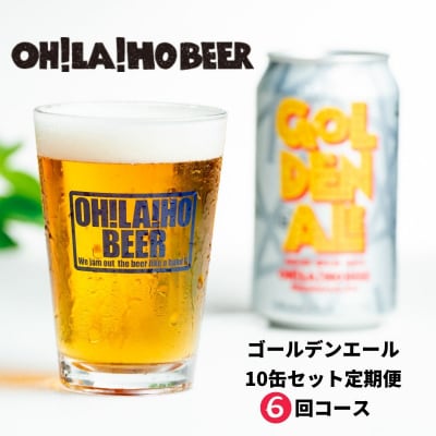 【6回定期便】クラフトビール「ゴールデンエール」10本|オラホビール 地ビール