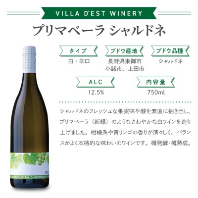 日本ワインコンクール受賞!東御市産ワイン 赤白2本セット(ヴィラデストワイナリー)