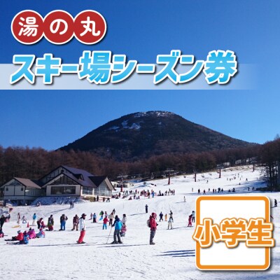 湯の丸スキー場 小学生シーズン券(2024-25シーズン)