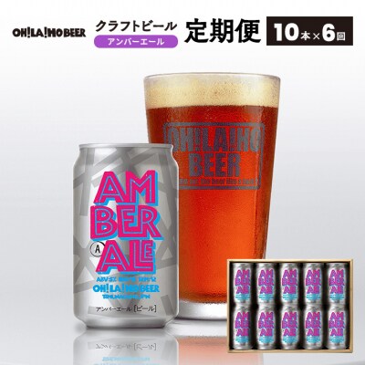 【6回定期便】クラフトビール「アンバーエール」10本|オラホビール 地ビール