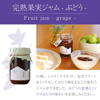 ぶどう畑を味わう調味料3種(マスタード・ジャム・シロップ)セット 