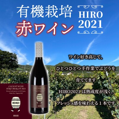 東御市産赤ワイン HIRO 2021 
