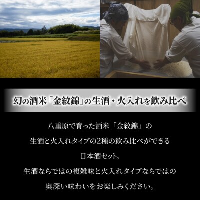 「金紋錦」で醸すブランド日本酒「坐kura 純米大吟醸」の飲み比べセット